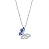 Pulseira flexível de borboleta em prata de lei s925 Damila feminina joia com epóxi micro-incrustado joia de temperamento presente para namoradas atacado