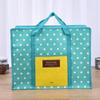Saco não tecido de contraste de ponto de onda com bolsa com zíper engrossado fabricantes de saco de armazenamento de embalagem em movimento personalizados