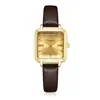 Nuevo Reloj de Cuarzo Minimalista Cuadrado Pequeño Estilo Ins Nicho Simple Estudiante para Mujer Moda Tendencia Temperamento Venta al por Mayor