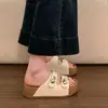 Sandalias Birkenstock con plataforma alta para mujer, para uso exterior en verano, nuevo modelo 2026, adecuadas para faldas, chanclas casuales de plataforma para la playa