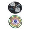 Kit de producción electrónica DIY de giroscopio LED giratorio de escritorio, circuito de luces intermitentes, conjunto divertido para práctica de soldadura en placa de circuito