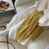 Proteção para o Pescoço Lenço Pequeno Feminino Primavera e Outono Barba Pendurada Lenço Triângulo Lenço de Tricô Versátil Inverno Proteção Cervical para o Pescoço Conjunto de Pescoço Artefato para Manter Aquecido