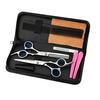 Tesoura de corte de cabelo Aprendiz Especial Cabeleireiro Cortadores planos Franjas Cabelo ralo Cortadores de dentes Cortadores de cabelo de dente de chifre