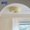 [Transfronteiriço] Iluminação minimalista vintage para varanda, sala de estudo cor creme, luminária de teto retrô para quarto infantil, iluminação de quarto