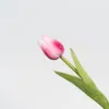 Tulipán de simulación PU mini flor de sujeción tacto de mano fábrica al por mayor suministro transfronterizo ramo foto boda hogar