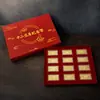 Adornos Zodiacales de Lámina Dorada Doce, Bolsas de la Fortuna de Lámina Dorada, Cajas de Regalo, Recuerdos para Eventos Corporativos de Año Nuevo al por Mayor