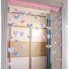 Cortina decorativa para puerta con diseño de perro Jade Gui Love Children, para dormitorio, cocina, entrada, cortina colgante, media cortina con forma de corazón para niña
