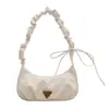 Bolso Cruzado de Color Sólido Plegado Simple y Moderno con Textura, Gran Capacidad, Bolso Casual de Hombro para Mujer, Nuevo Otoño 2026