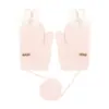 Luvas Espessas de Inverno para Crianças com Punhos Canelados de Camada Dupla, Luvas Quentes de Alta Elasticidade para Mulheres, Luvas de Tricô Espessas para Homens