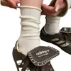 Calcetines de verano finos y transpirables que absorben el sudor, calcetines apilados de verano, duraderos y resistentes al olor, zapatos finos de cuero para moldear la pierna