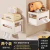 Porta pañuelos de pared con ventosa, dispensador de papel de cocina, caja de pañuelos, estante de almacenamiento, organizador de papel higiénico, baño, lavabo