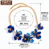 Nuevo Collar Versátil de Acrílico Xinlan con Sutil Diseño Floral, Colgante Único, Cadena de Estilo Europeo y Americano, Cadena Vintage para Suéter