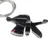 Bicicleta de Montaña 27 Velocidades Split Thumb Shifter M370 Thumb Shifter Desviador de Bicicleta Accesorios Universales para Ciclismo