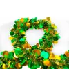 Tiras de Lã Redondas Grandes Bicolores de Natal, Tiras de Lã Cilíndricas Coloridas com Ponta Branca, Arranjo de Decoração para o Dia de Ano Novo e Feriado do Professor