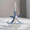 Artesanías de Velero Transfronterizas de 15 CM Adornos Accesorios para Fotos en Línea Decoración de Pasteles Velero para el Hogar Pequeño Velero