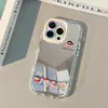 Adecuado para carcasa de teléfono espejo iPhone 17 Pro Max, aceite 16, nuevo 15 caricatura 14, carcasa de teléfono 17 Pro