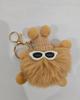 Llavero de Peluche de Elfo de Color Explosivo de TikTok Lindo Dibujo Animado Pequeño Colgante de Muñeco Bola de Carbón Adornos Colgantes para Bolsa