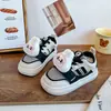 Zapatos de Lona de Malla Individual para Niñas Transpirables Verano 2025 Nuevo Moda Zapatos Casuales de Muñeca para Niños Tendencia de Moda Zapatos Individuales de Suela Suave