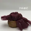 Tela de Organza con Textura Plisada de Poliéster con Patrón de Copos de Nieve, Vestido Camisero Ligero, Tela con Adorno de Encaje Lolita