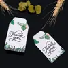 Etiquetas Minimalistas Estilo Ins, Etiquetas Requintadas para Decoração de Presentes, Padrões Florais, Etiquetas de Agradecimento Minimalistas para Floricultura