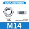 Tornillos, Tuercas, Accesorios de Ferretería, Pequeños Sujetadores Hexagonales Blancos Chapados en Níquel y Zinc, Tuercas M3M4/M5/M6M8, Grado A Estándar Nacional
