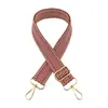 Correa de repuesto para bolso de estilo nuevo transfronterizo, colorida, con correa ancha para el hombro de 3.8 cm, color sólido, forma de flecha, para un solo hombro o cruzado