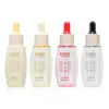 Frasco de Essência Quadrado de Plástico 50ml, Frasco Conta-gotas de Líquido Semi-permeável de Parede Grossa, Frasco Colorido para Dispensar Cosméticos