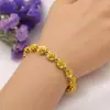 Vietnam oro arena galvanizado oro real moda todo partido pulsera flor de durazno para mujer regalo comercio electrónico transmisión en vivo suministro de fábrica venta al por mayor