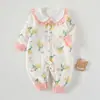 Body de Algodón Puro para Bebé Otoño Invierno 40g Clase A Lindo Unisex para Bebé Todo Algodón Traje para Gatear Manga Larga Ropa para Recién Nacidos