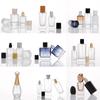 Frasco de perfume simples e moderno em estoque 30ml50ml100ml baioneta spray contínuo frasco de perfume de vidro