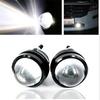 Luz antiniebla LED para coche, lámpara ojo de buey, lámpara ojo de pez modificada, luz de circulación diurna 15W, lámpara ojo de águila 12v24v