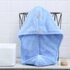 Puesto venta caliente doble capa engrosada gorro para secar el cabello de mujer fácil de secar absorbente vellón de coral toalla de punta cerrada gorro de ducha absorbente toalla para secar el cabello
