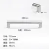 Manija Moderna Minimalista para Puerta de Gabinete, Manija de Acero Inoxidable 304, Manija Cepillada para Puerta de Armario de Lujo Ligero, Gabinete, Cajón de Armario
