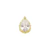 Celebridad Cibernética Arte de Uñas Joyería de Circonita Super Brillante Gota de Agua Diamante Cuadrado Color Luz de Lujo Metal Armadura Nupcial Joyería de Uñas con Diamante Hueco