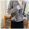Estilo Étnico Tela de Nylon 2024 Nuevo Estilo de Moda Cordón Casual Popular Bolso Cubo Cruzado de un Solo Hombro para Mujer
