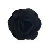 Lino hecho a mano borde quemado flor de rosa camelia diy tela para tocado accesorios de flor de borde horneado accesorios para ropa