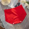 Gelo de seda cueca feminina sem costura cintura alta respirável confortável algodão antibacteriano virilha verão fino cuecas novas