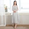 Vestido de noite AliExpress renda floral moda manga longa slim fit emagrecimento host elegante longo vestido diário