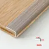 Fita de Borda de PVC Autoadesiva Perfil de Piso em L Textura de Madeira Soleira de Piso de Madeira Transição Ângulo Reto em 7