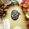 Resina de sabor fuerte calavera femenina retro accesorios de resina personalidad creativa accesorios para carcasa de teléfono móvil