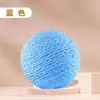 Juguete para Gatos Bola de Sisal 6cm Extra Grande Auto-Entretenimiento Alivio del Aburrimiento Gadget para Masticar Palo Mordedor para Gatos Molienda de Dientes Juguete Duradero para Masticar Suministros para Mascotas