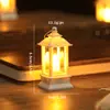 Lâmpada a Querosene Retrô Luz Noturna de Vela Digital Atmosfera de Natal Enfeites de Vela LED Decoração de Mesa