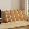 Organizador de mesa de madeira para uso no escritório, adequado para estações de trabalho femininas, uma ótima solução de armazenamento para mesas