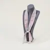 Novo Colar de Lenço de Seda com Contas para Mulheres, Corrente para Suéter Retrô de Bolinhas e Flor de Castanha, Lenço Pequeno Fino Moderno Literário Versátil