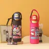 Compatible con Vaso Térmico Cup Bear Sporty Double Drink West Highland de 600ML, con diseño de caricatura y bolso de mano/hombro de doble uso