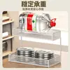 Portavasos de Doble Capa Estante de Almacenamiento para Vasos Portavasos de Escritorio para Tazas de Café de Vidrio Acabado de Alta Gama Estante de Almacenamiento para Tazas de Té de Cocina Mesa de Comedor