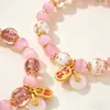 Pulseira de Contas Esmaltadas Cinza de Incenso Esmalte Dourado Arenoso Luminoso Toque de Luxo Gato da Sorte Pulseira de Pedra Olho de Gato Ponto Turístico Barraca de Rua Atacado