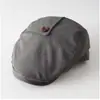 Novo Chapéu Artístico de Botões Colorido Sólido Retrô, Moda Unissex Simples Casual Versátil Chapéu de Artista