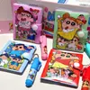 Cuaderno de Gato Dinosaurio de Dibujos Animados Capibara Capibara Cuaderno Set de Bolígrafos Bic Bic Regalo para Estudiante de Primaria Papelería
