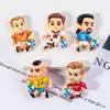 Acessórios para Joias DIY Mundo de Desenho Jogador de Futebol da Copa do Mundo Adesivos de Case de Celular com Cola de Creme Adesivos para Geladeira Acessórios